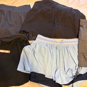 Blue and Black Athletic skorts- Never worn